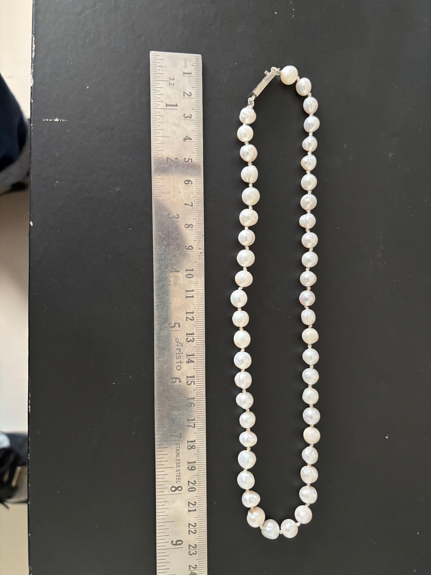 9 mm Knotted Singular Necklaces