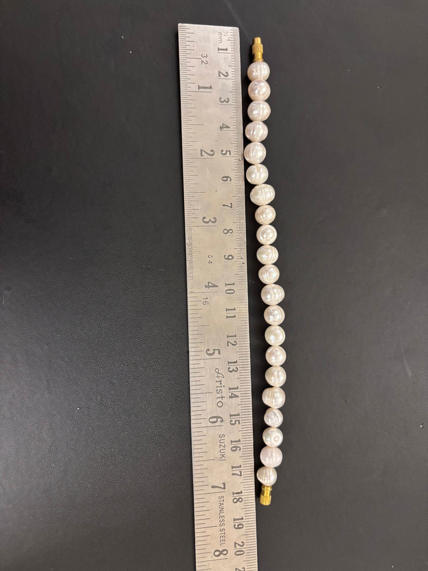 Single Layer Pearls Bracelets (Wrist Bands) - 9 mm pearls