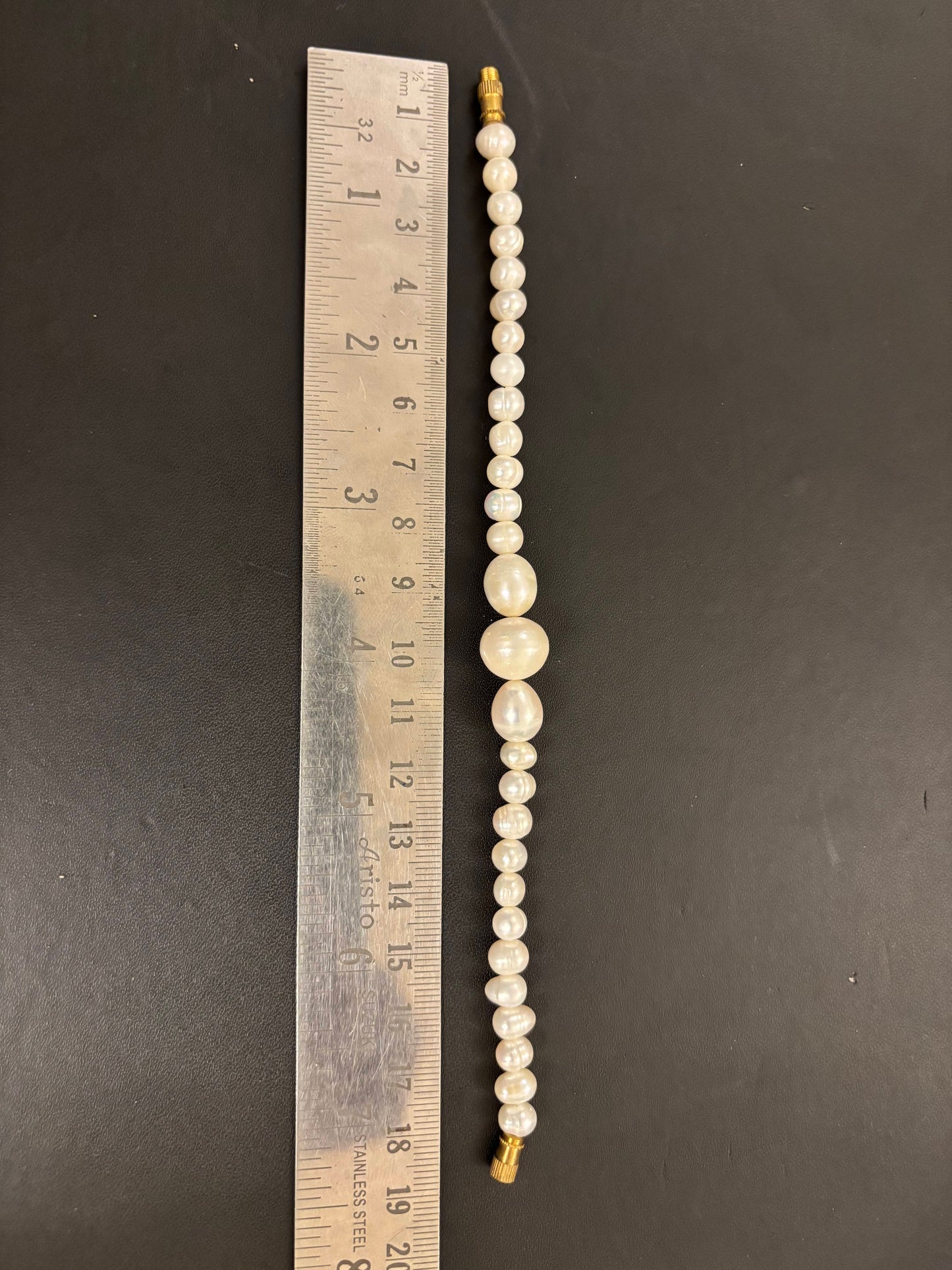 Bracelets (Single Layer) with Pearls Sizes 6 mm 8 mm and 10 mm