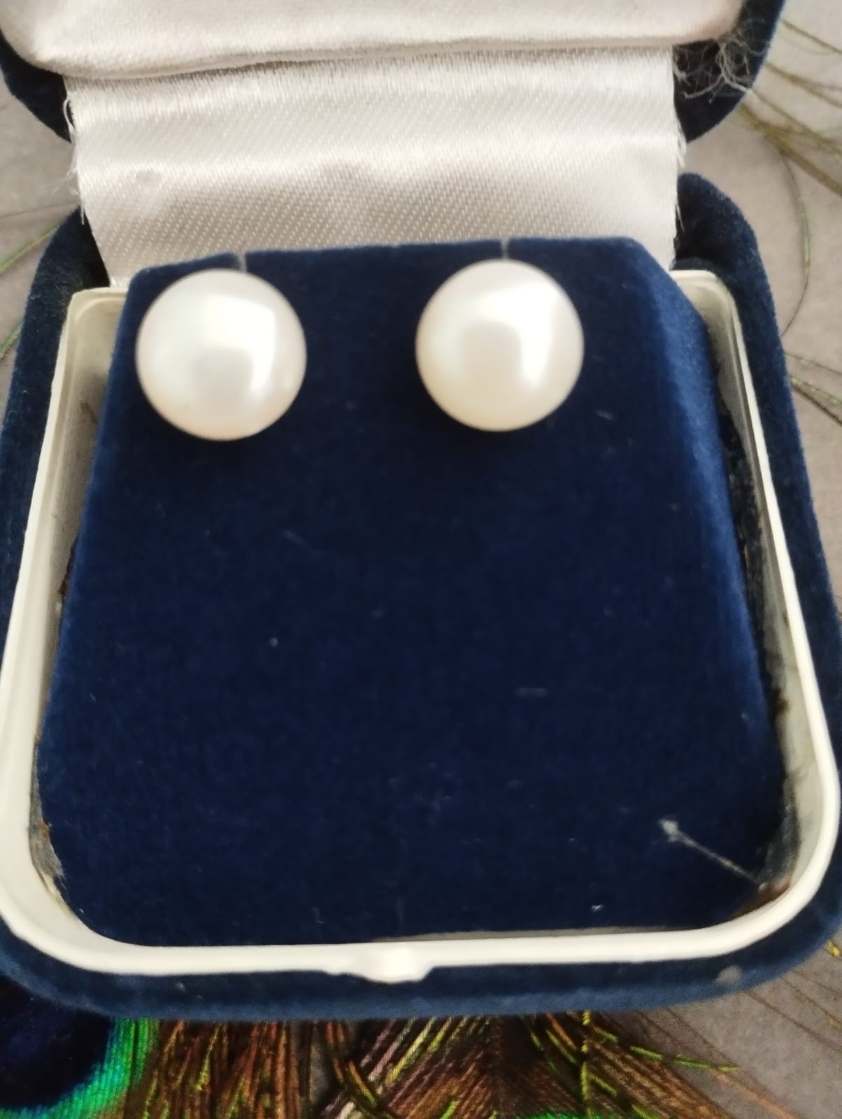 Fresh Water Pearl Ear Studs - 10 mm