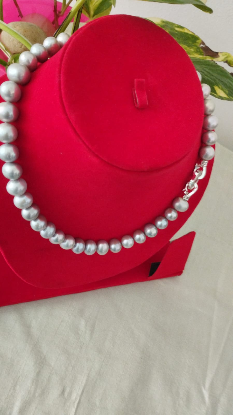 Fresh Water Pearls 10-11 mm Grey Color Fresh Water Pearls