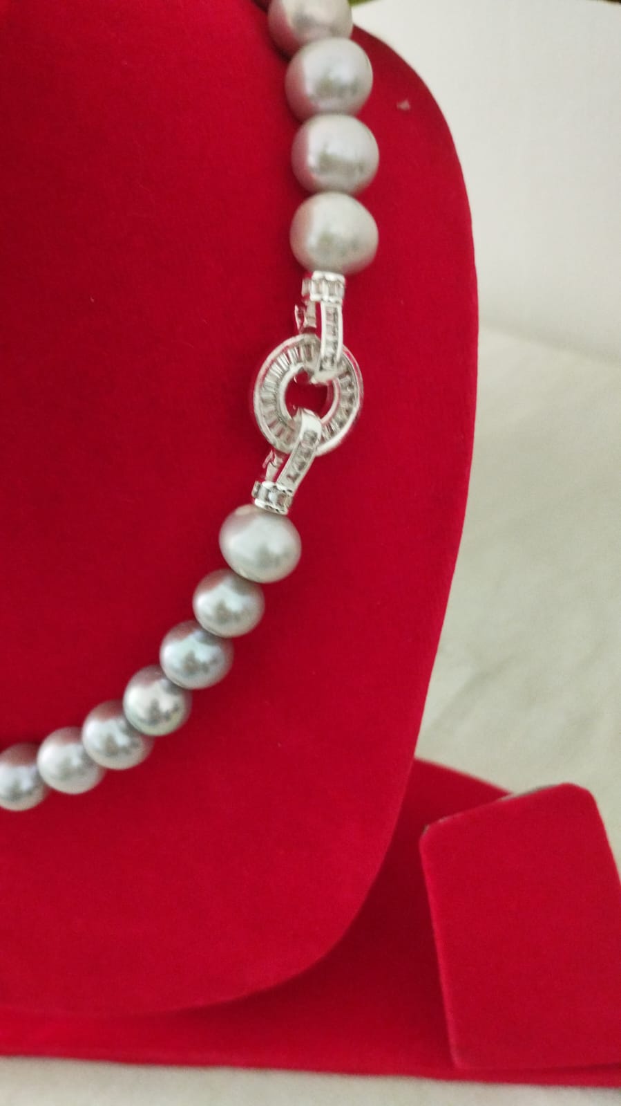 Fresh Water Pearls 10-11 mm Grey Color Fresh Water Pearls