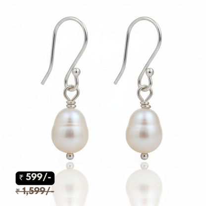 Women Pearl Danglers Earing