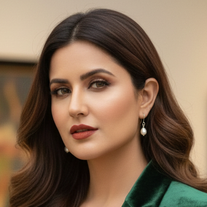 Women Pearl Danglers Earing