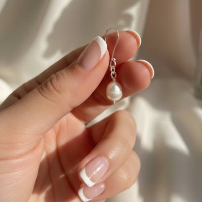 Women Pearl Danglers Earing