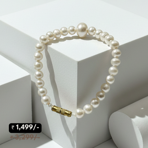 Elegant Freshwater Pearl Bracelet-8-12 mm