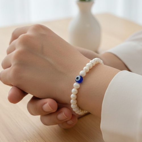 Handmade Freshwater Pearl Bracelets (Nazar)