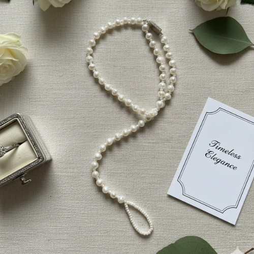 Timeless Freshwater Pearl Hand Harness Chain