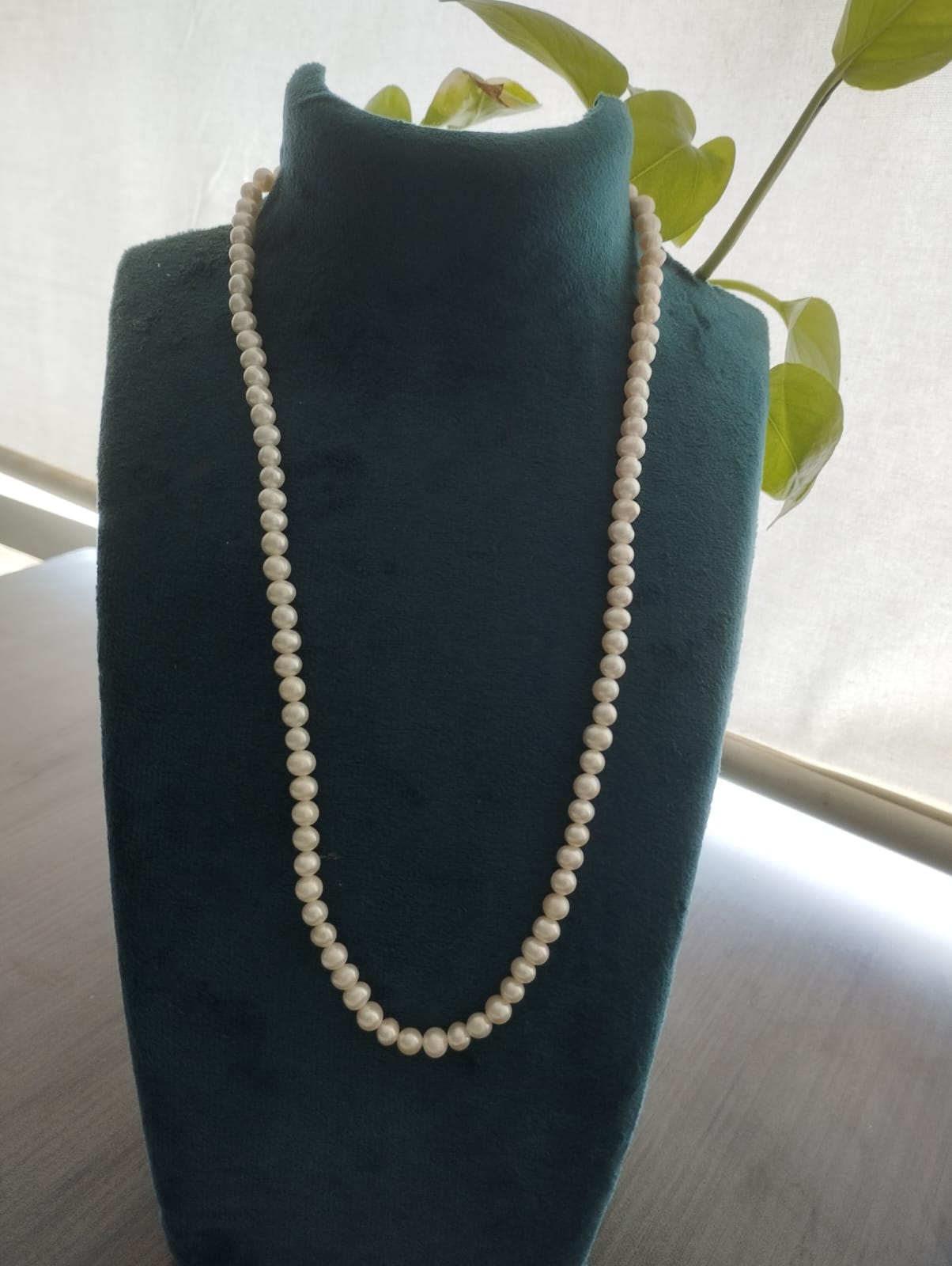 Fresh Water Pearls Necklace - 5 mm White Pearls