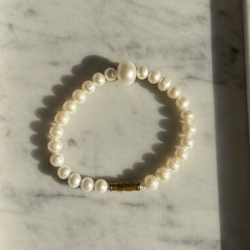 Elegant Freshwater Pearl Bracelet-8-12 mm