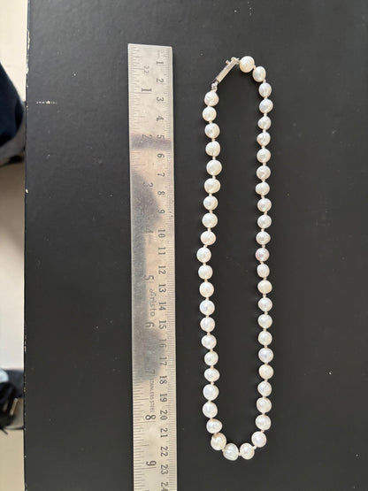 9 mm Knotted Singular Necklaces