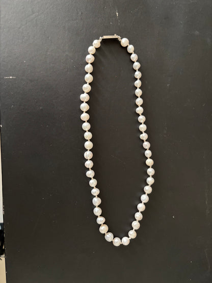 9 mm Knotted Singular Necklaces