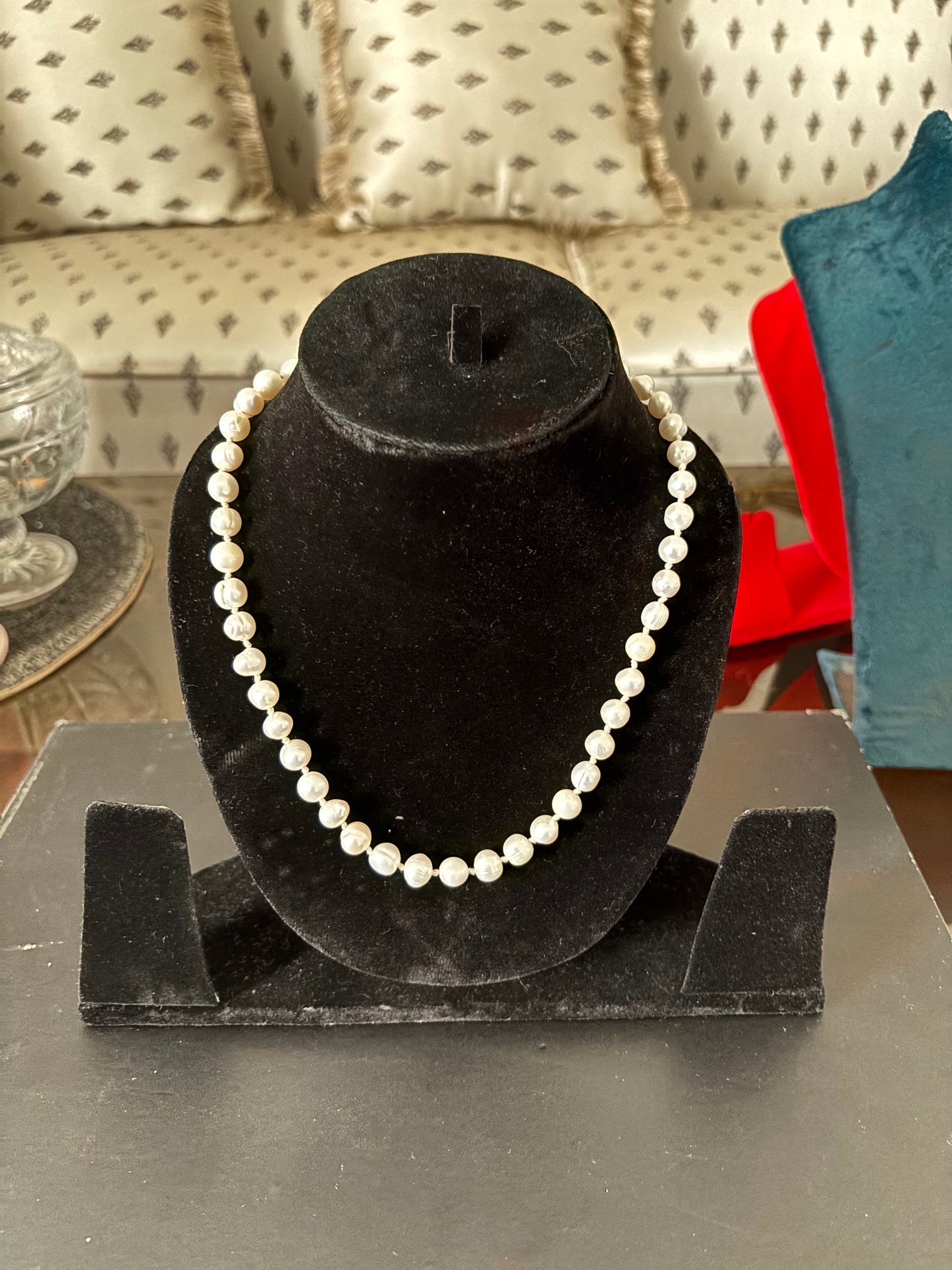 9 mm Knotted Singular Necklaces