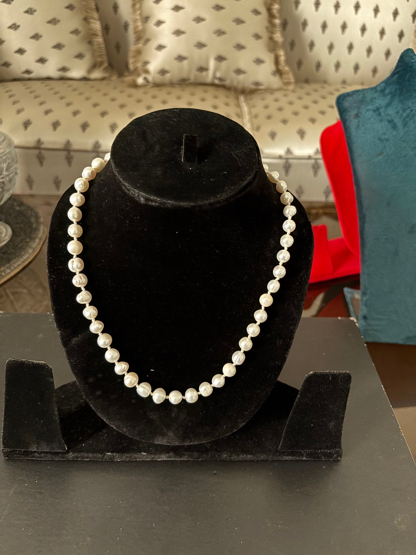 9 mm Knotted Singular Necklaces