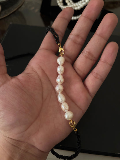 9 mm Pearl ManglaSutra Necklaces
