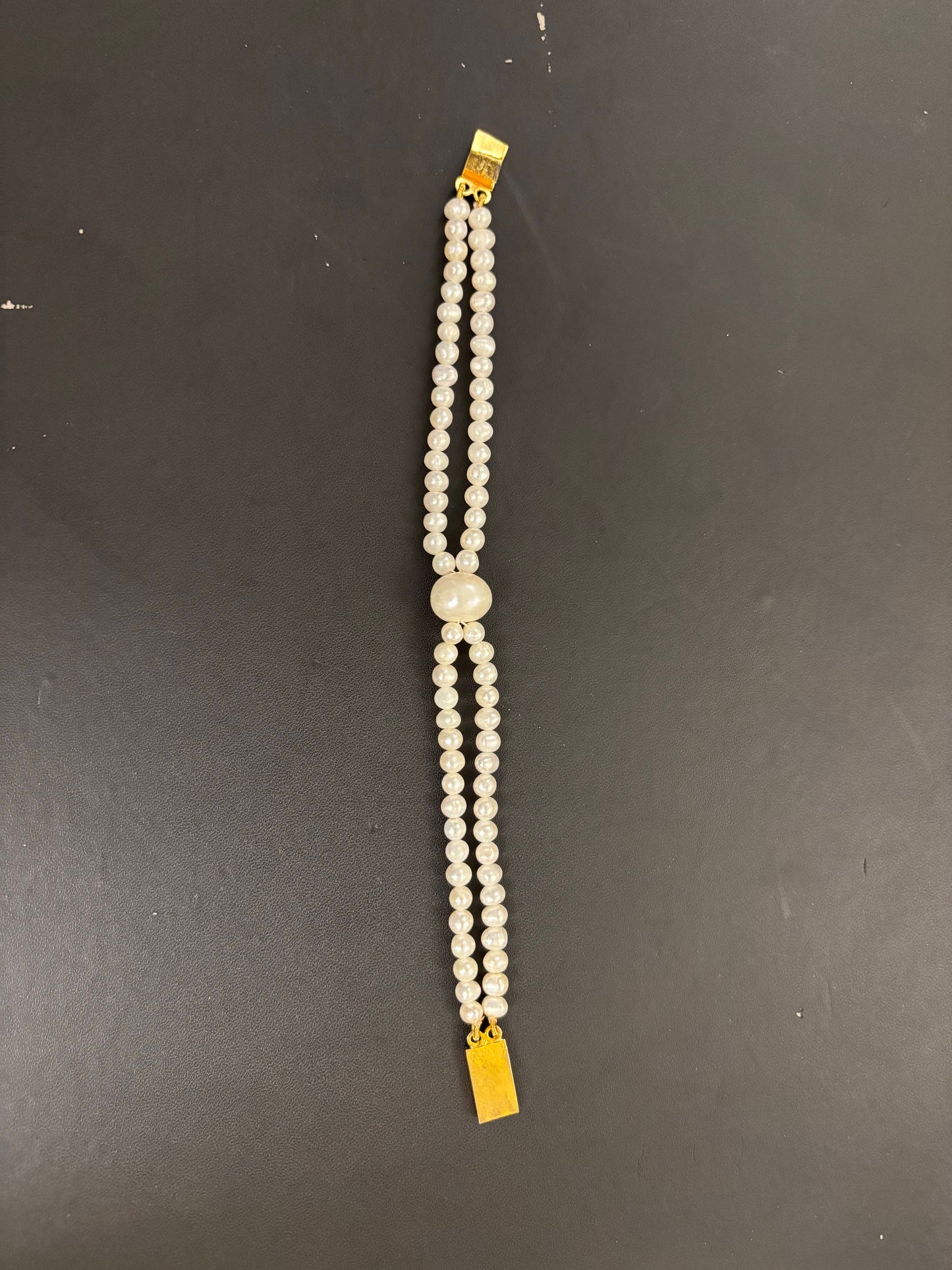 Double Layer Bracelets (Wrists)-7mm and 12mm Pearls