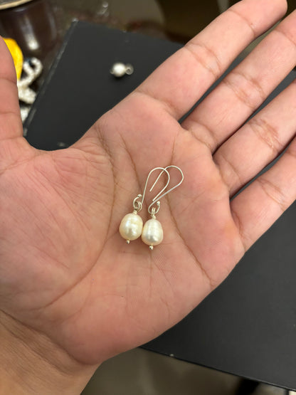 Women Pearl Danglers Earing