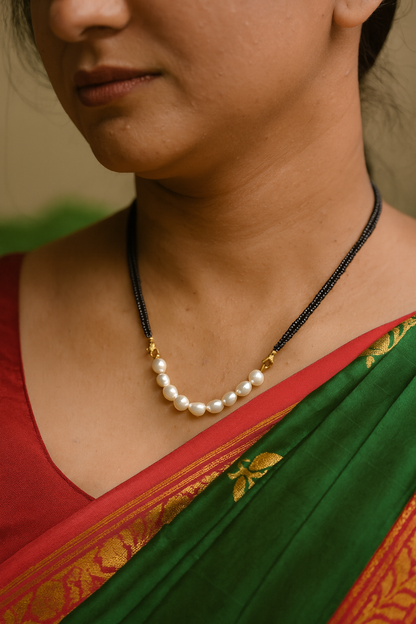 Mangalsutra Necklace – Fresh Water Pearls
