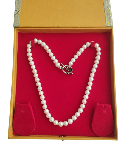 Fresh Water Pearls Necklace 7-7.5 mm White Pearls