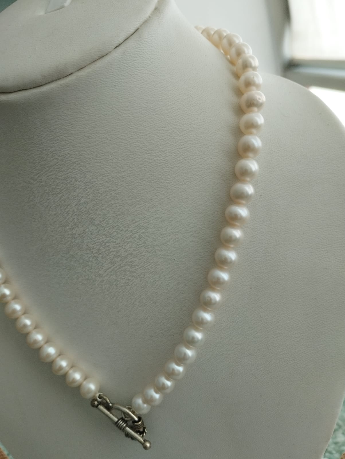 Fresh Water Pearls Necklace 7-7.5 mm White Pearls